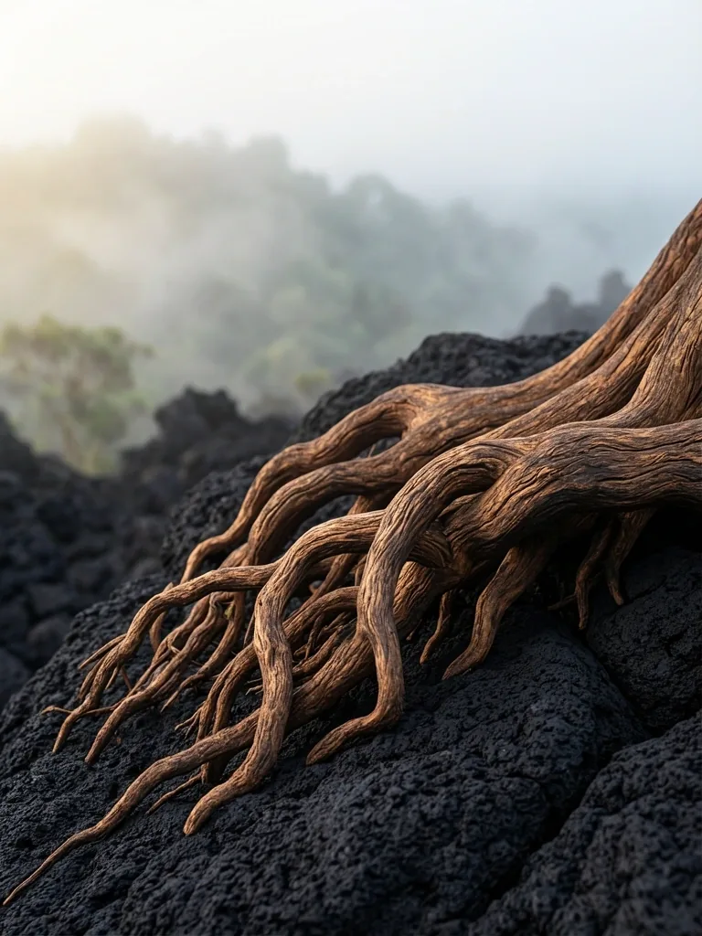 Raw botanical roots
