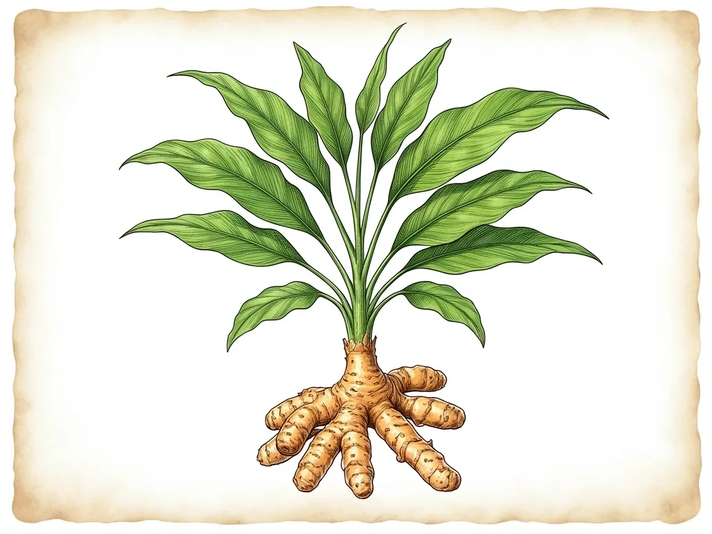 Curcuma Botanical Specimen